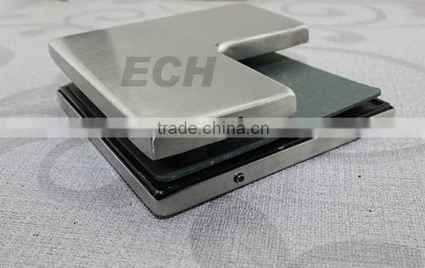 good quality stainless steel glass door patch fitting glass clamp