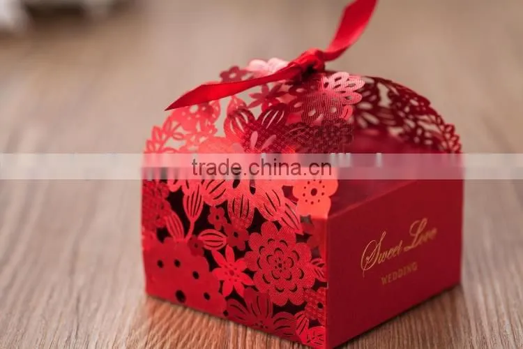Handmade Feature and Accept Custom chinese new year candy box
