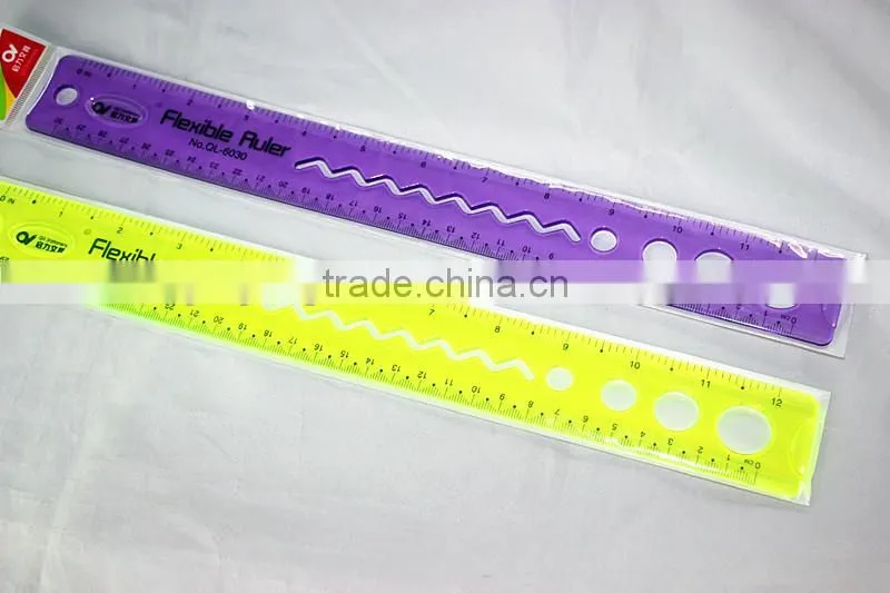 2015 Hot Factory OEM High Quality PVC Ruler latest stationery items