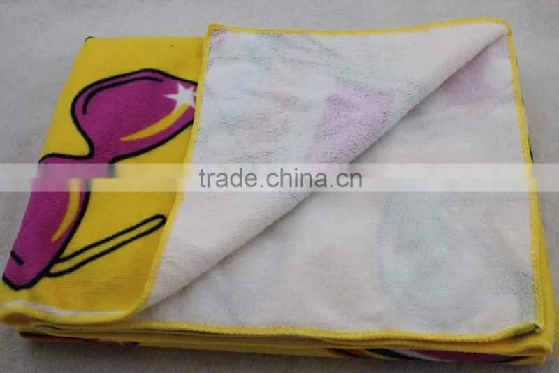 wholesale flip flop design personalized beach towels for kids