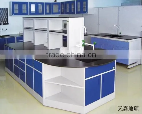 steel lab corner bench for laboratory