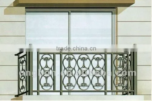 classical wrought iron grill design for balcony