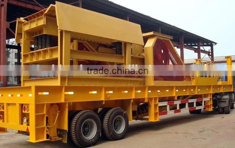 High Capacity Combination of Mobile Crushing Station