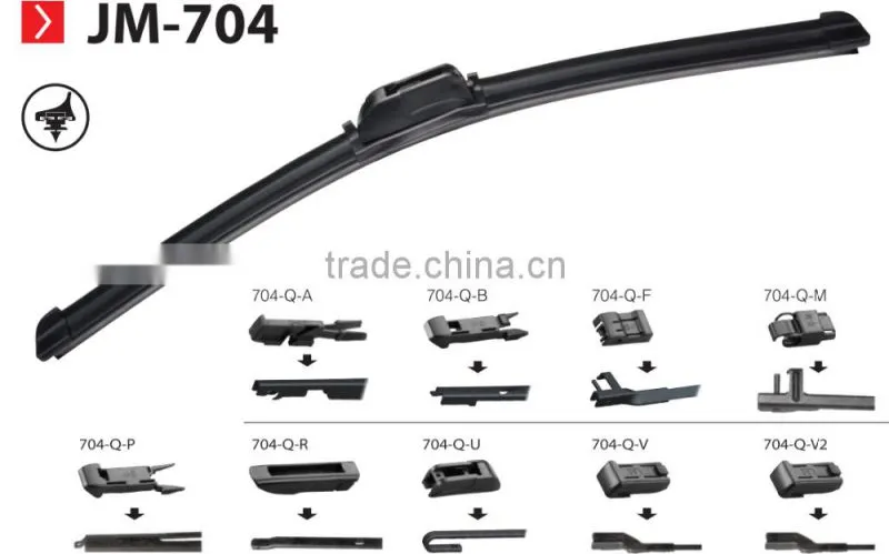 Ningbo factory wholesale 10 in 1 windshield wiper blade rubber strip