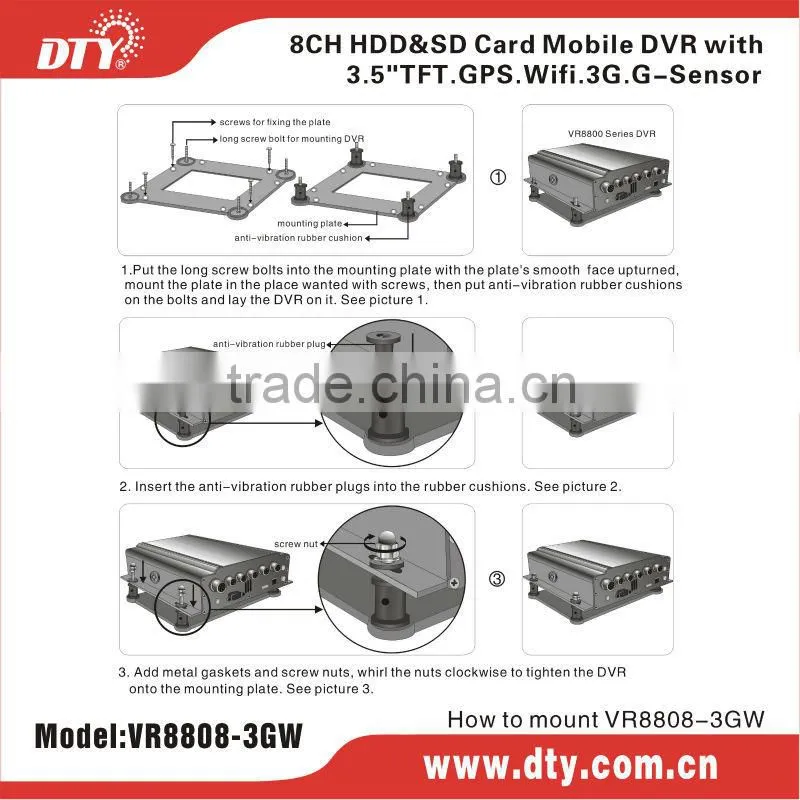 2014 top sale 8 ch home wifi dvr,VR8808-3gw