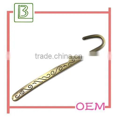 Promotional fashion custom metal bookmark wholesale
