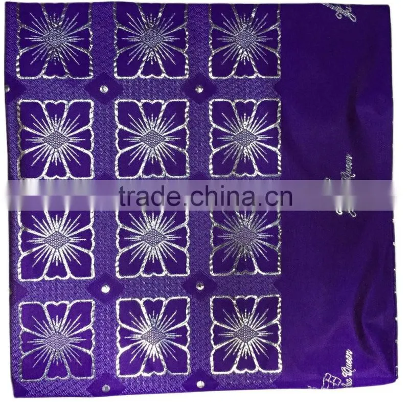 Wine African headtie / Nigerian style gele fabric / wholesale sego for party