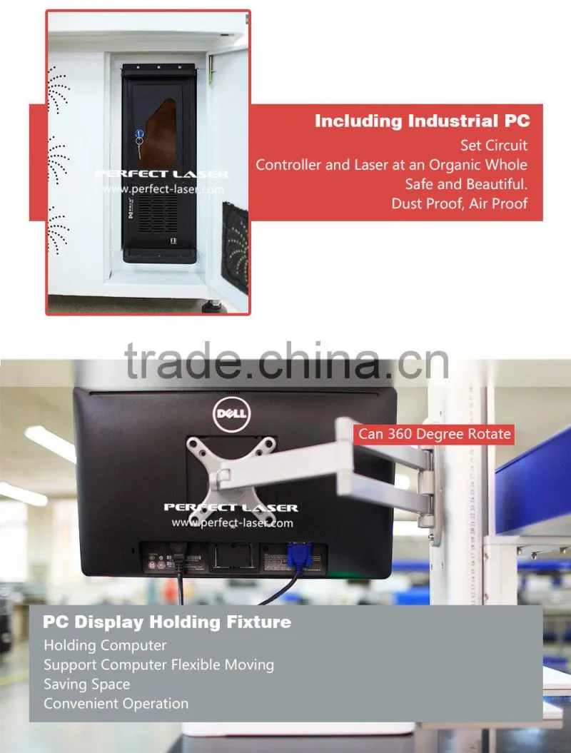 30W 3D Curve Surface Dynamic Focusing Fiber Laser Marking Machine high quality fiber laser metal marking machine/fiber laser