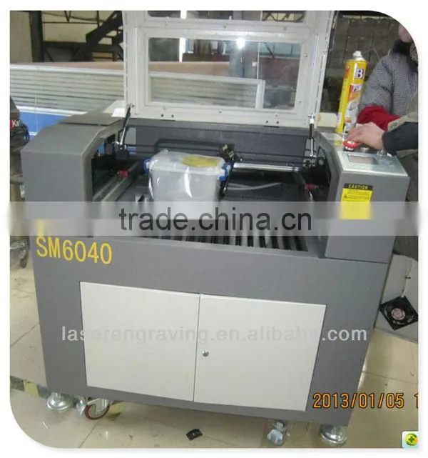 SM6040 co2 cutting machine laser craft wood