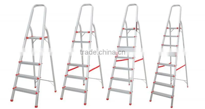 aluminium tool stool workplatform household multipurpose step combination extension ladder with EN131 foldingladder