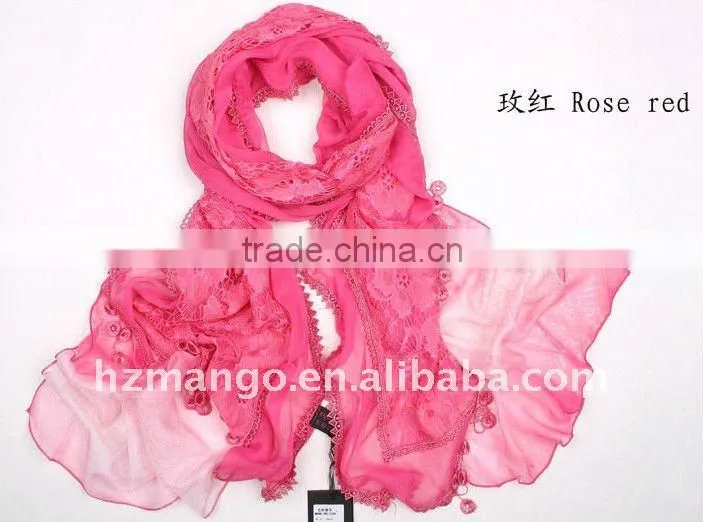 2016 latest silk fashion long scarf