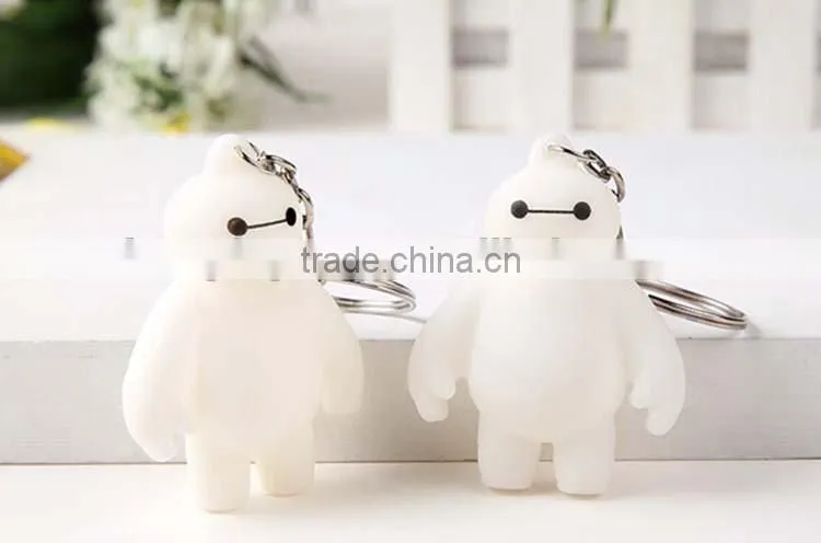 PVC Custom Key Chain, Big Hero 6 Baymax Key Chain