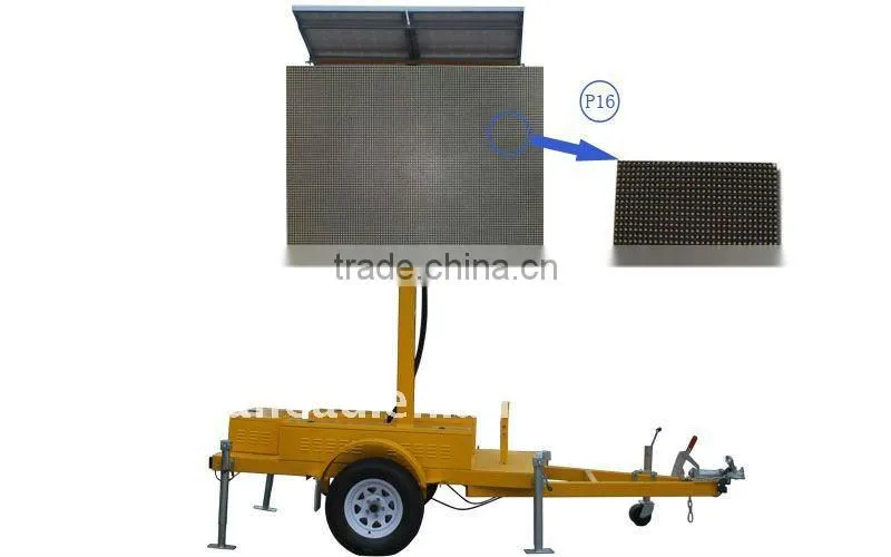 P16 LED Sign Screen Trailer