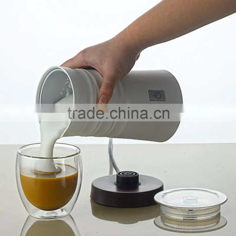 2016 New Design! N8 Automatic Electric Hot & Cold Milk Frother Foamer Warmer for Cappucino Latte_White