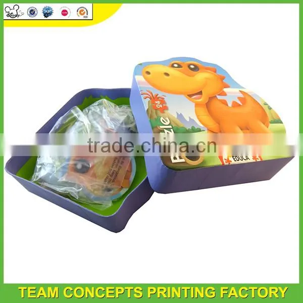 Cardboard for 3D jigsaw puzzle animal