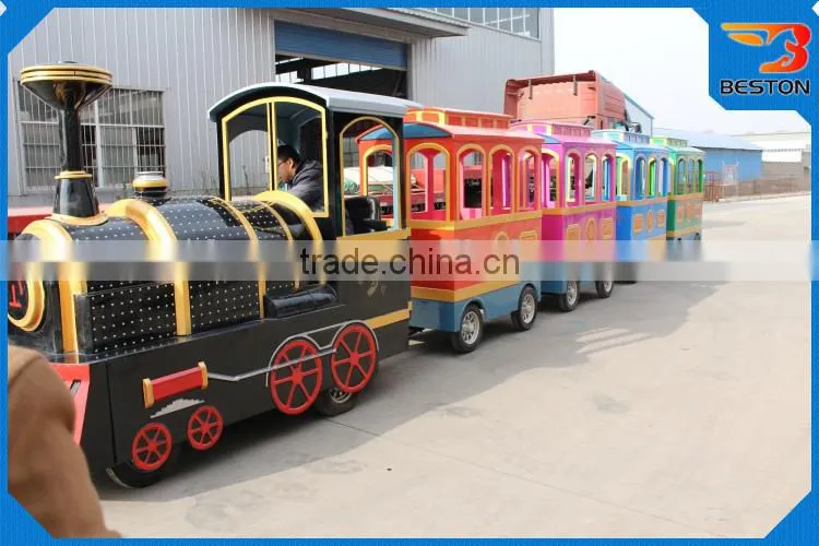 Beston Low Price Electric Trackless Tourist Train For Sale