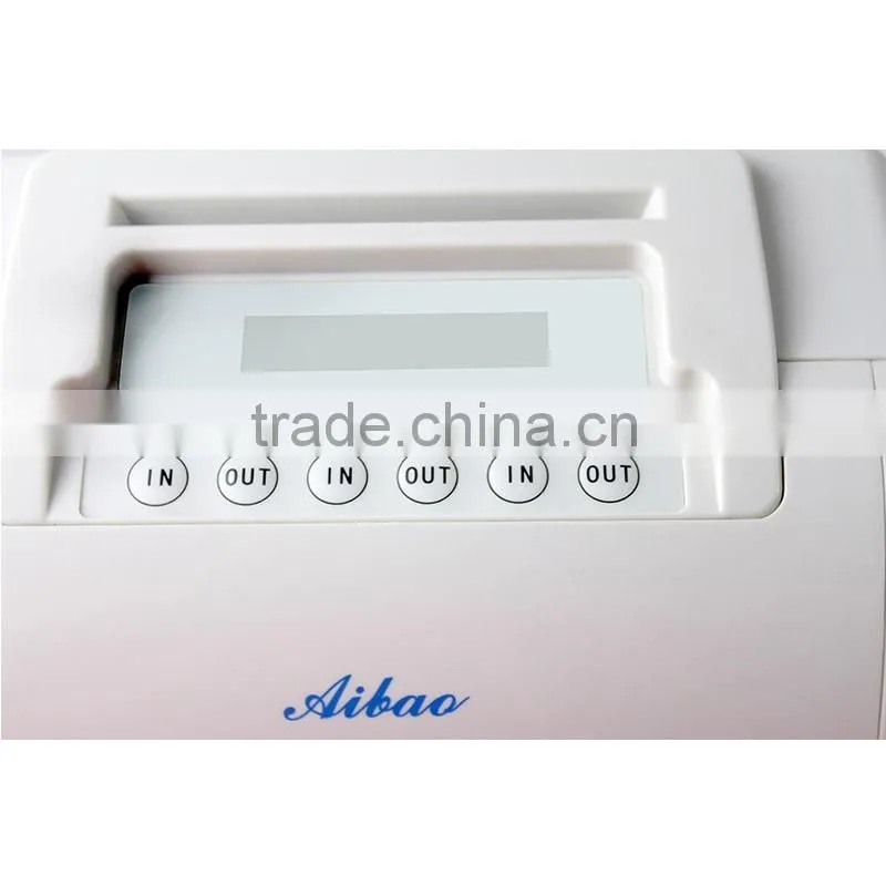 electronic punch card time clock attendance machine