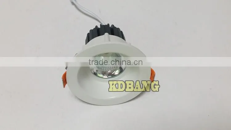 Taiwan Epistar ceramic chip recessed 10w cob downlight