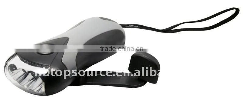 Rechargeable Battery Dynamo Flashlight
