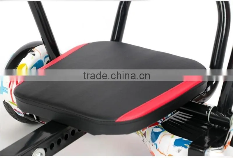 2016 adjustable seat hoverkart for two wheels self balance scooter hoverboard go kart Sitting Chair