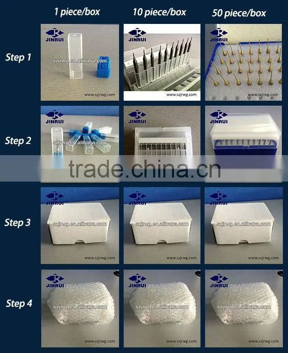 2015 hot JR164 Solid carbide end mill v cutting