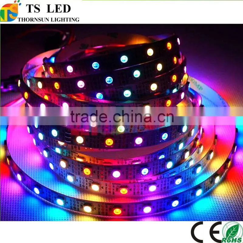 IP20 IP65 addressable flexible led strips ws2812b 60 leds/m