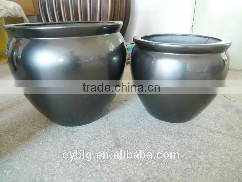 decorative fiberglass planter garden flowerpot