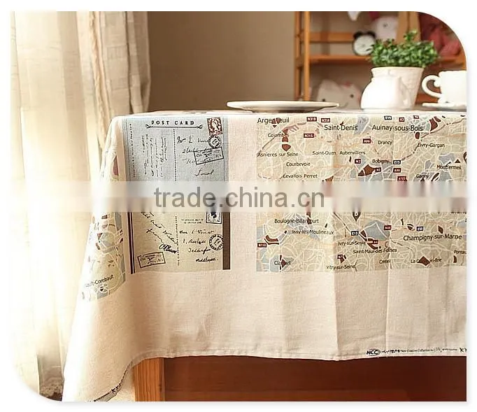 European pure and fresh China wholesale table cloth