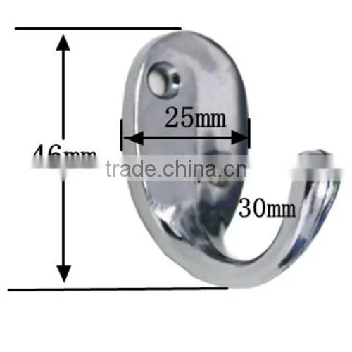 Household hardware single wall-mounted hook