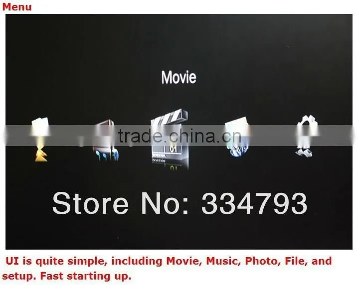 Mini Media Player Mini 1080P HDMISD/USB HD Media Player MKV/RM/RMVB Wholesale