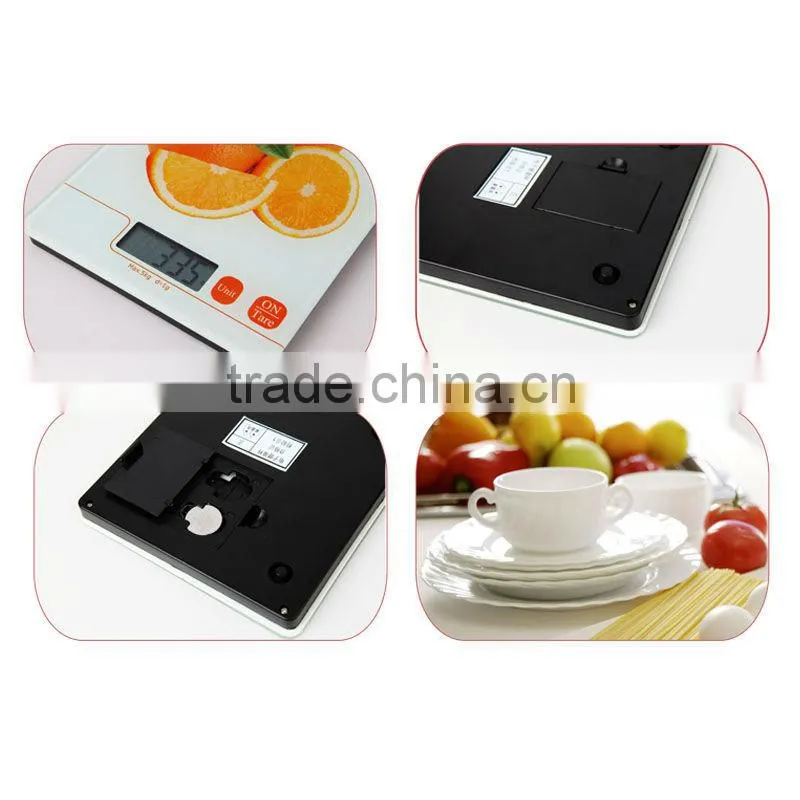 2016 hot sell kitchenware digital fruit scale accurate 1 gram for health kitchen food weighing measure