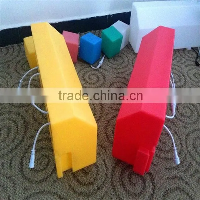 LED series products plastic led curbstone , colorful led curbstone