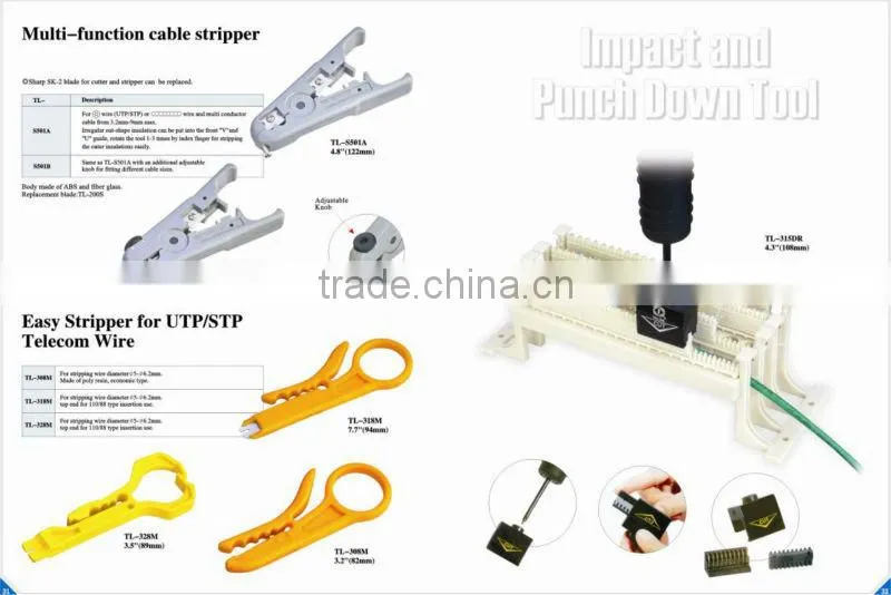 3.9"coaxial cable stripper 2 blades model for RG58/59/62/6/6QS/3C/4C/5C
