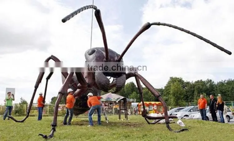 Theme park giant ant insect models
