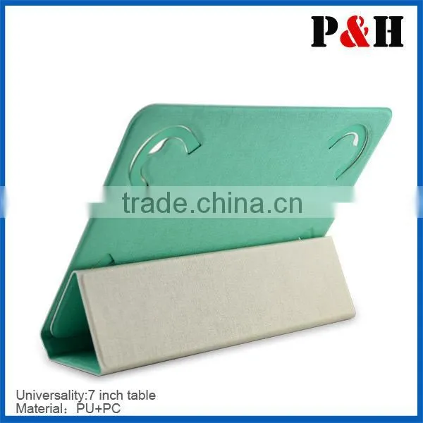 Fashionable Flip leather case for 7 inch tablet pc
