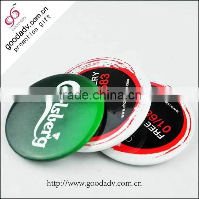 Full color printed round Shape tin opener promotion gifts tin opener