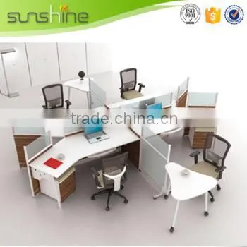 China gold manufacturer High-ranking call center office partition