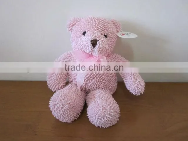 JM003 Stuffed Teddy Bear in Pink and Blue Color