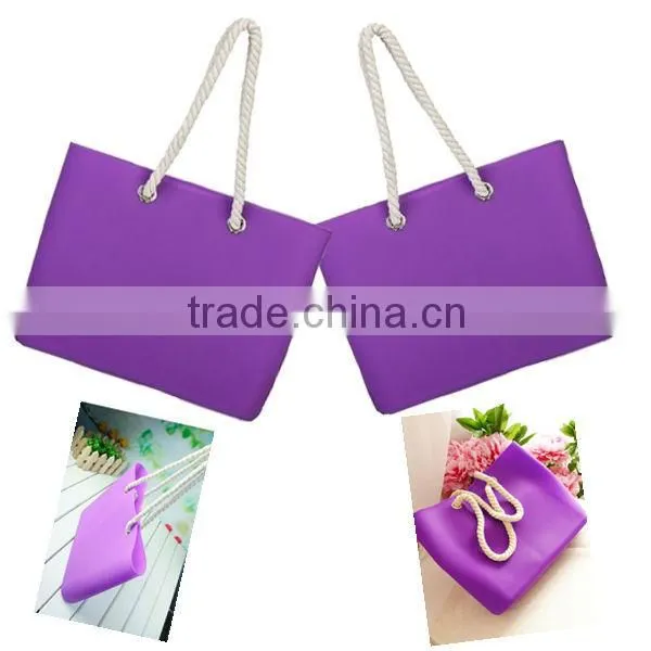 fashion ladis handbags silicone handbags