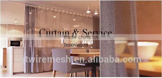 Fashionable Chinese transparent beaded shower curtains