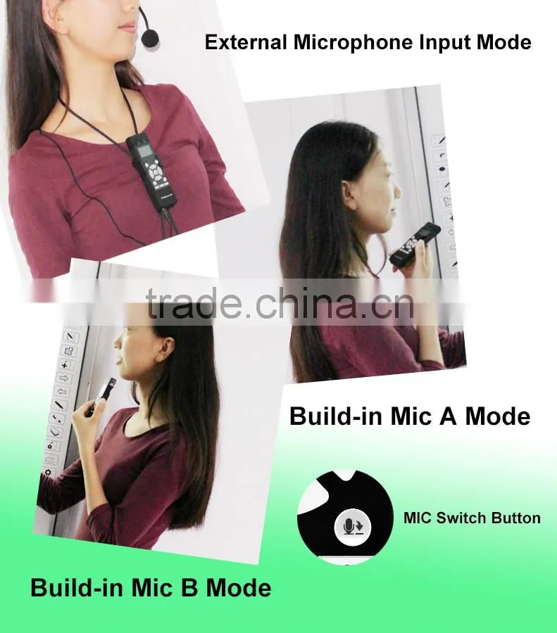 TP-WIRELESS 2.4GHz Wireless Portable Microphone System Laser Pointer USB Remote Control PPT Paging