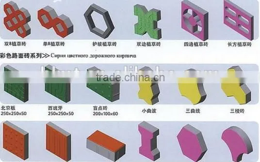 construction building block machine/ cement brick making machine for sale