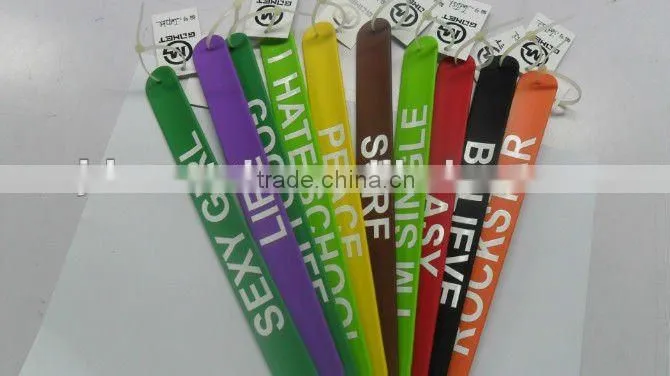 olympic silicone bracelets silicon bracelet small middle large size customized logo bracelet slap band