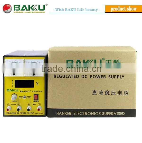 Hot sale BAKU 220V communication maintenance regulated switching DC power supply(BK 1501T+ switching power supply)