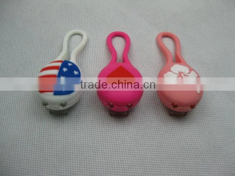 rubber led bike front light and rear light.