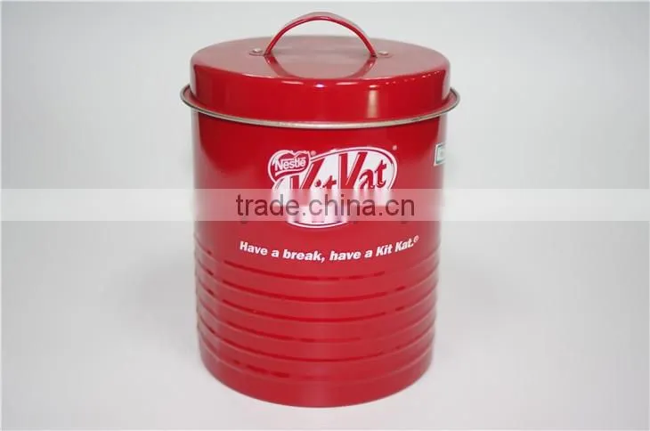 Wholesale food use packaging storage tin box packaging