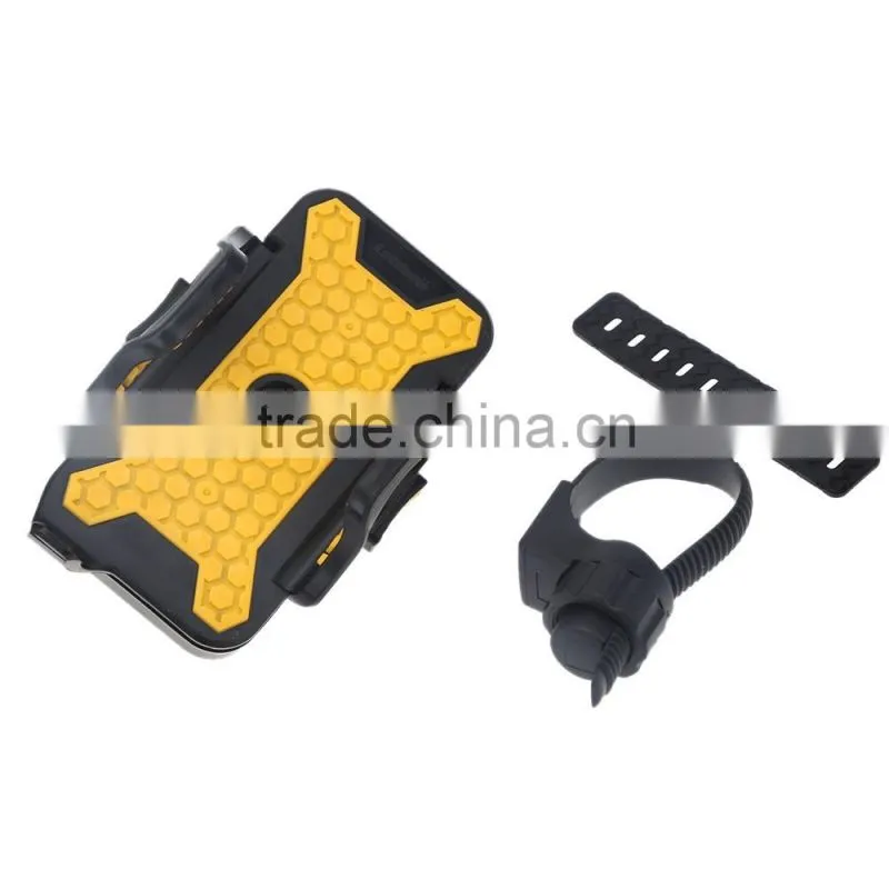 Universal Bike Bicycle Mobile Phone Handlebar Holder 53mm-83mm Adjustable Width with Cushion Mount Base for iPhone/Samsung/LG