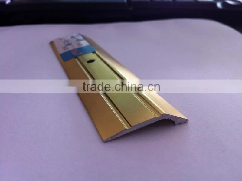 aluminum carpet edge trim/wooden floor trim/carpet edge nosing