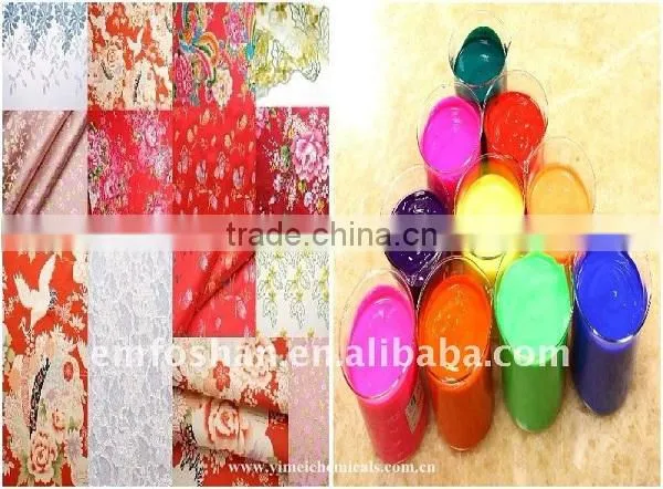 manufacturer factory bright luster textile coloring coating pigment paste printing