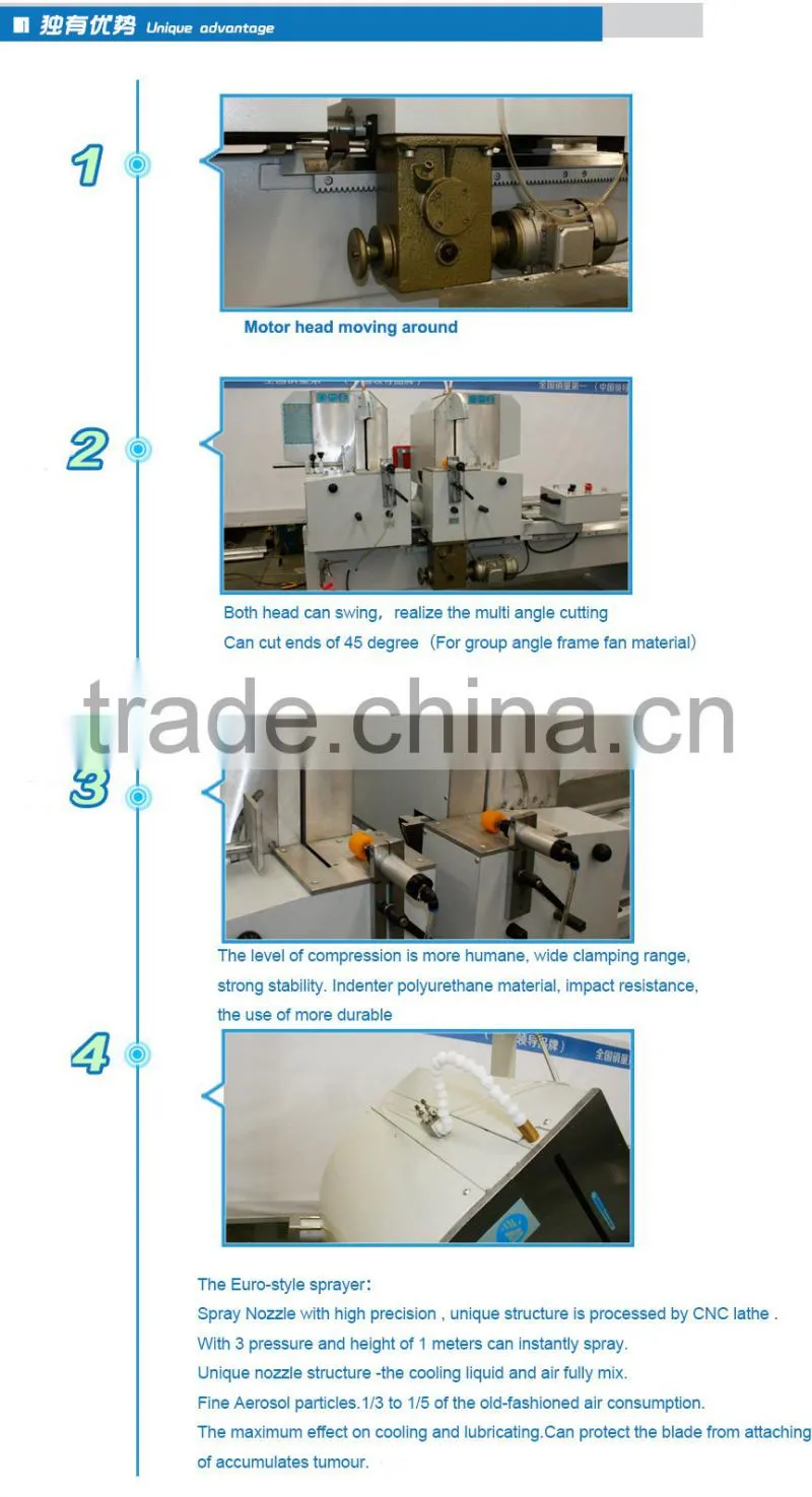 aluminium doors and window manufacturing machine